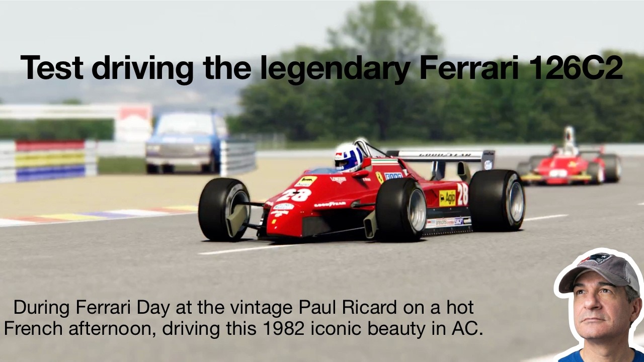 Testing the legendary Ferrari 126C2 Formula One Car!