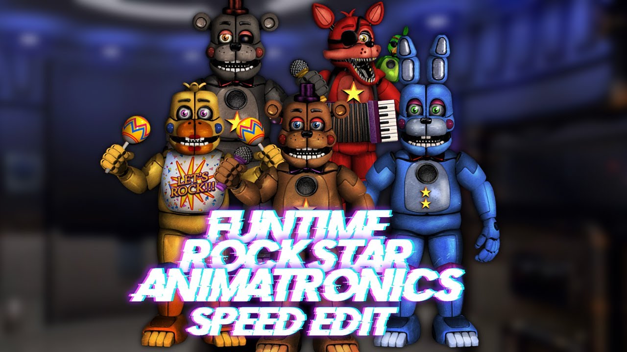 Speed Edit | FNaF | Funtime Rockstar Animatronics