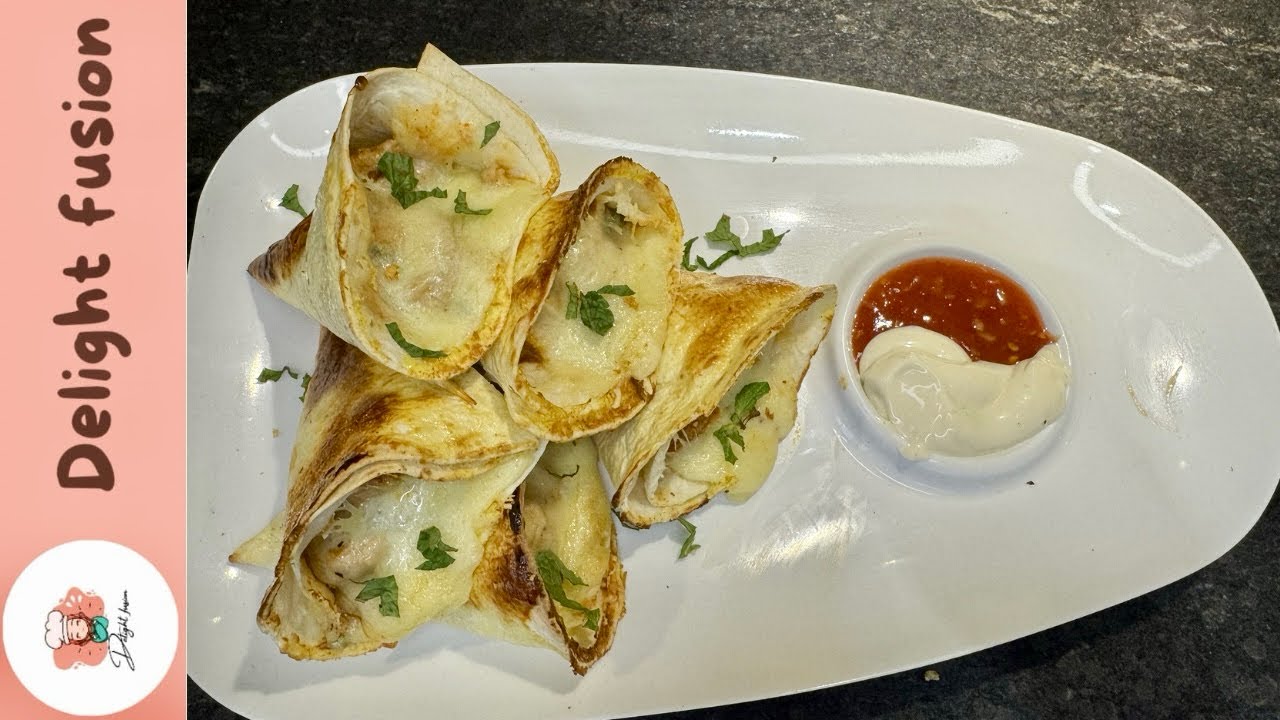 Chicken cheese cone 😍 | best recipe for iftar | ramadan special recipe by delight fusion 
