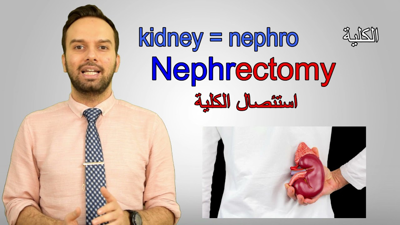 Suffix ectomy مصطلحات طبية ايهاب جمال الاستئصال