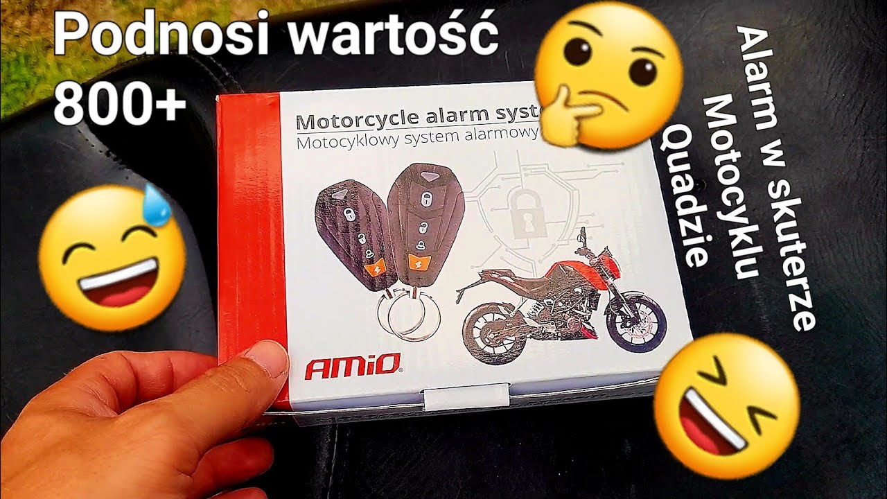 Alarm motocyklowy. Montaż i działanie @RONIN