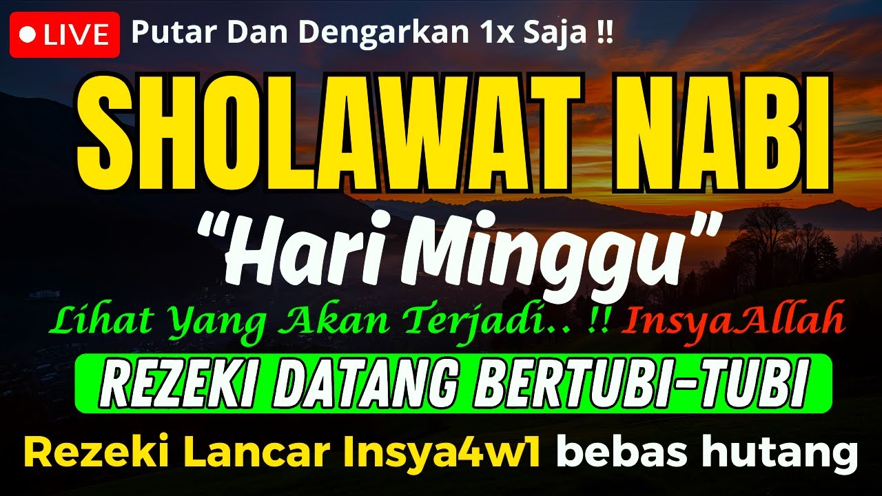 SHOLAWAT PENARIK REZEKI PALING DAHSYAT,Sholawat Nabi Muhammad SAW,SALAWAT JIBRIL PALING MERDU sekali