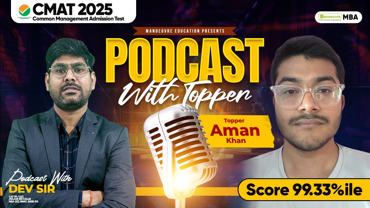 CMAT 2025: Topper Podcast 