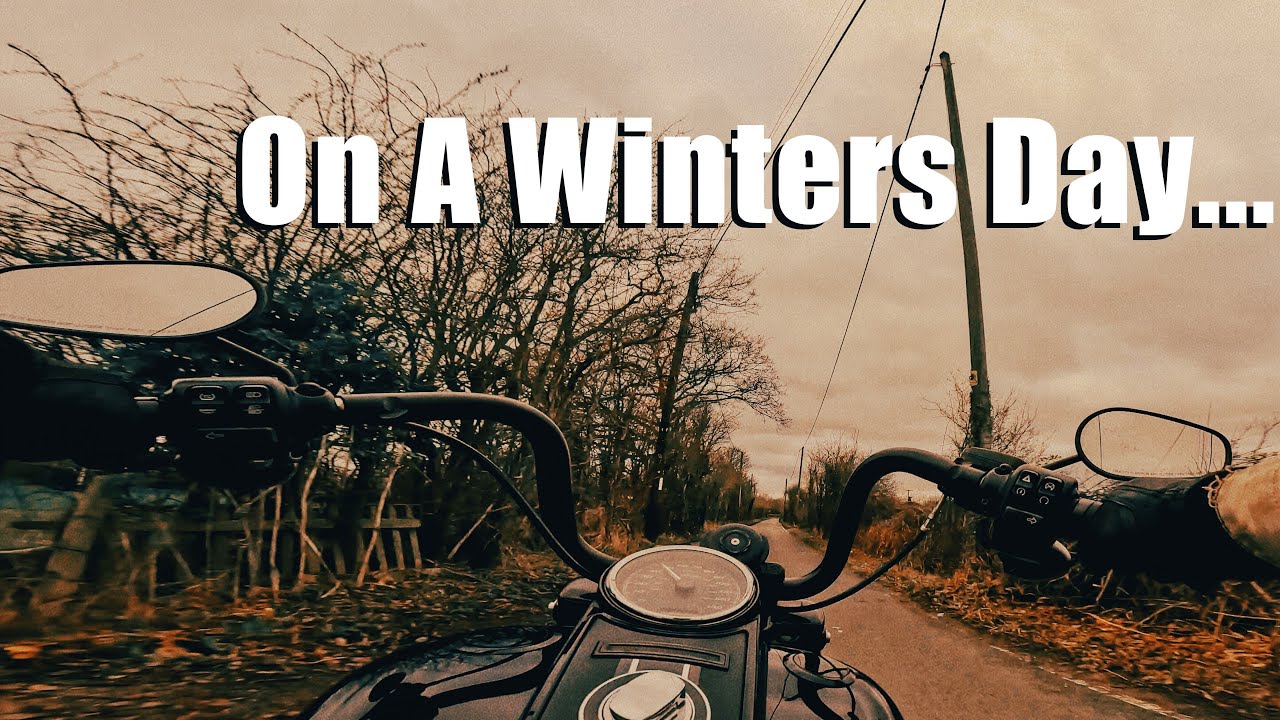 Road King Special. POV RIDE . A winter ride home from the country pub. U.K