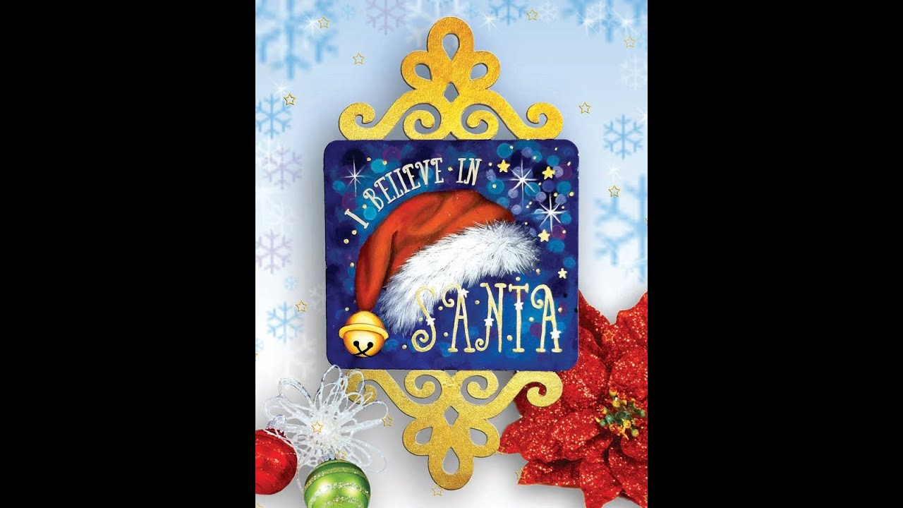 Acrylic Painting Tutorial - Santa Hat by Jillybean Fitzhenry