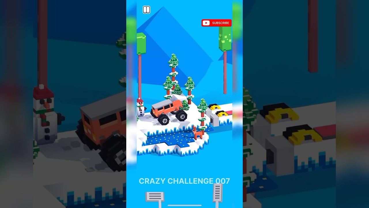 Fancade Drive Mad Winter &ndash; Level 1: Snowy Start | Crazy Challenge 007