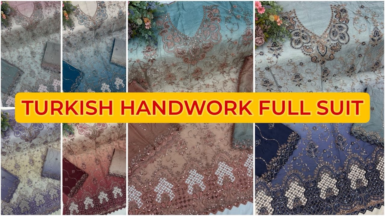 Turkish handwork full suit no hassle 