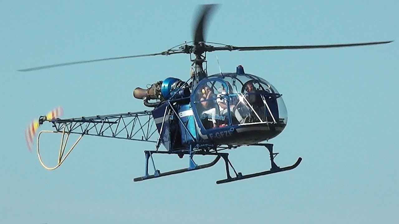 A&eacute;rospatiale Alouette 2 LANDING AND DEPARTURE