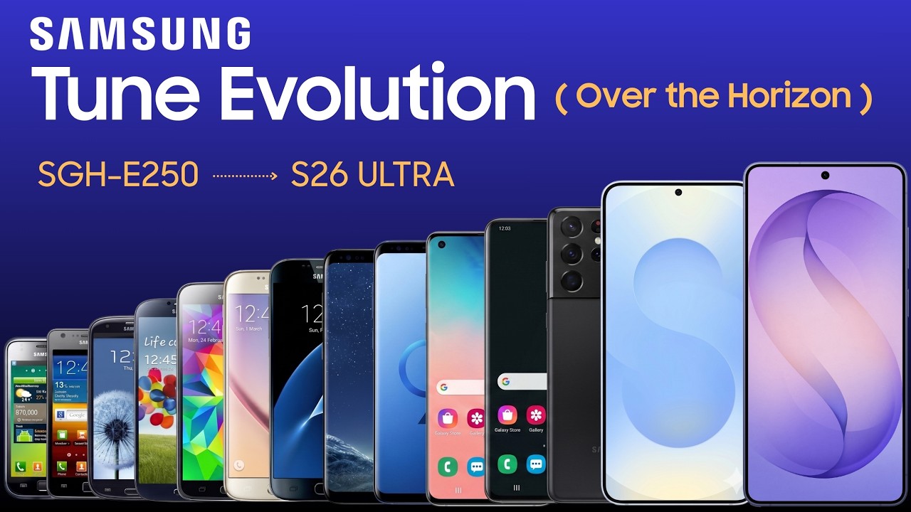 Эволюция Samsung Galaxy 