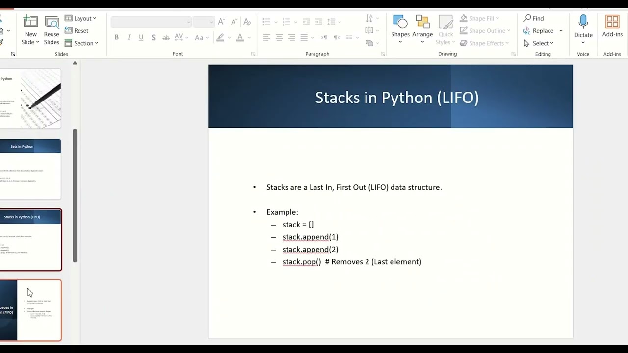 Mastering Basic Data Structures in Python: Lists, Sets, Stacks, and Queues Explained – Part 9