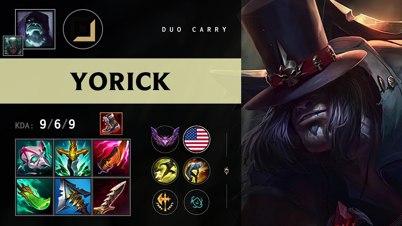 Yorick Carry vs Kai'Sa - NA Master Patch 26.14
