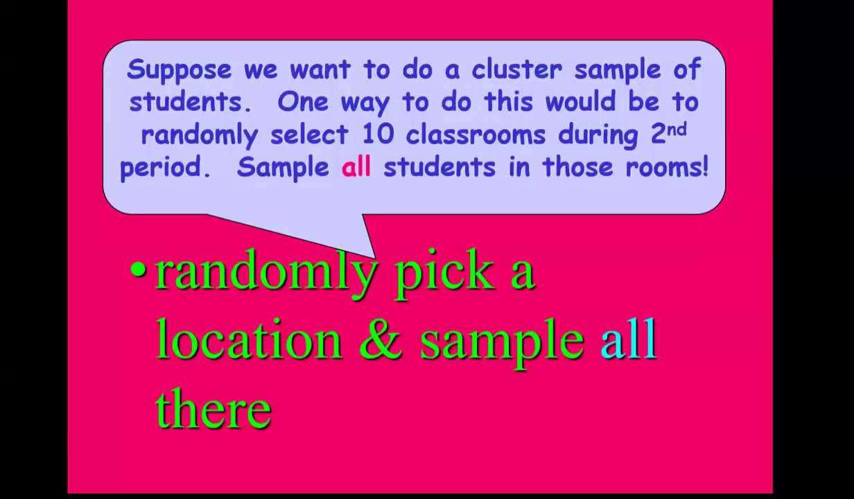 Sample design I