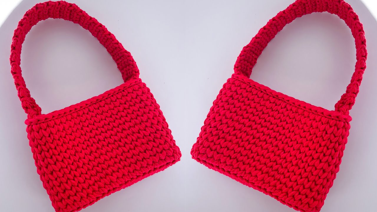 Bolsa de crochê fácil para iniciantes