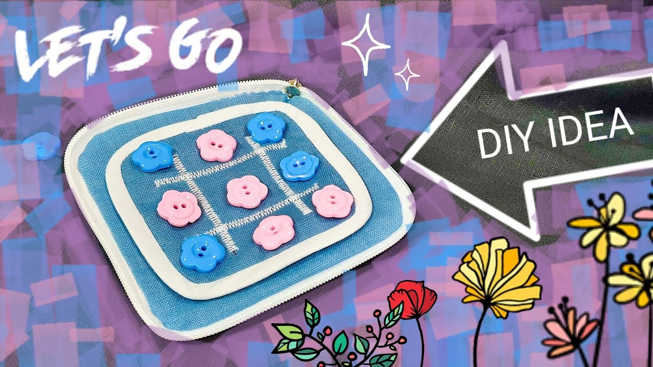 Сделай сам ТКАНЬ ИДЕЯ ‖ Tic Tac Toe в мешочке #HandyMum