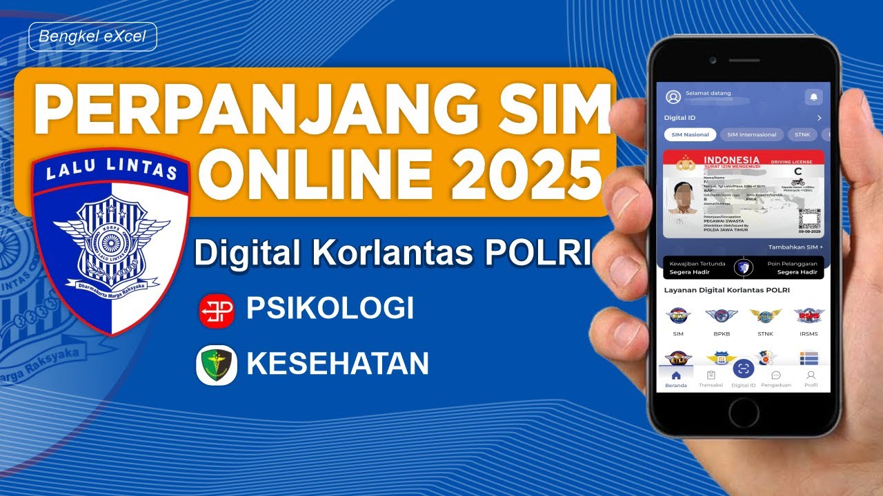 CARA PERPANJANG SIM A DAN SIM C ONLINE TERBARU 2025 | UPDATE INFO DAN TUTORIAL - DIGITAL KORLANTAS