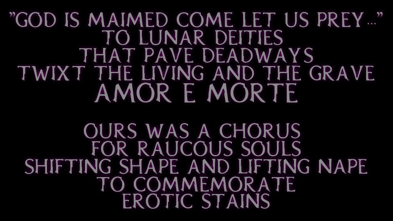 Cradle of Filth - Amor e Morte Lyrics