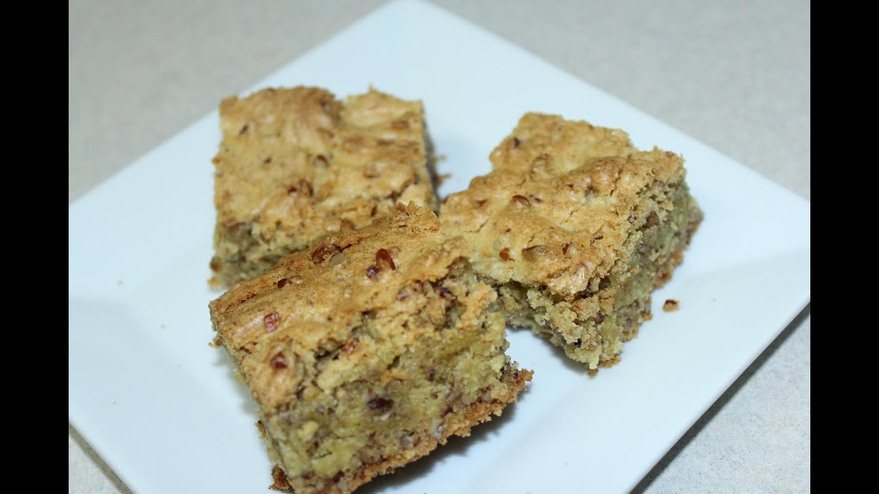 Lemon Brownies Blondies using a cake mix! Rich and delicious