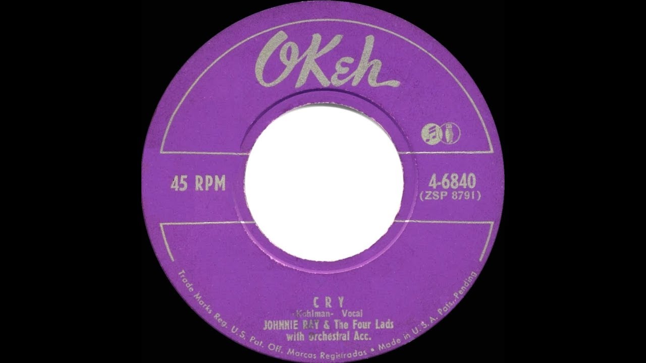 1952 HITS ARCHIVE: Cry - Johnnie Ray (a #1 record)