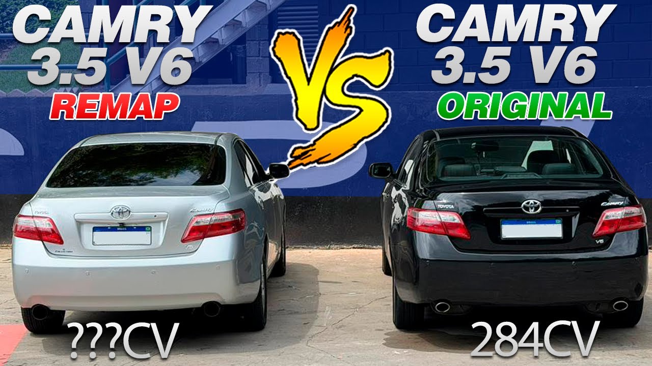 TOYOTA CAMRY 3.5 V6 284CV ORIGINAL VS TOYOTA CAMRY 3.5 V6 REMAP, DEU DIFERENÇA NO ASPIRADO?