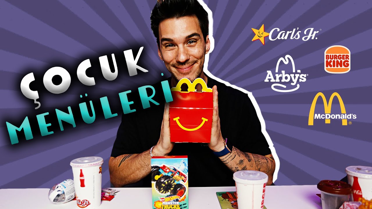 ÇOCUK MENÜLERİNİ DENİYORUM. Burger King x McDonald's x Arby's x Carl's Jr.