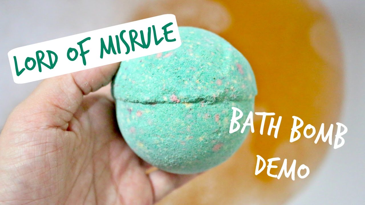 Lord of Misrule Bath Bomb Demo | Lushieebath