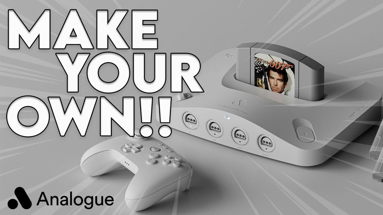 I Built My Own Analogue3D N64 Style Console... Kinda | How to Make Your Own!