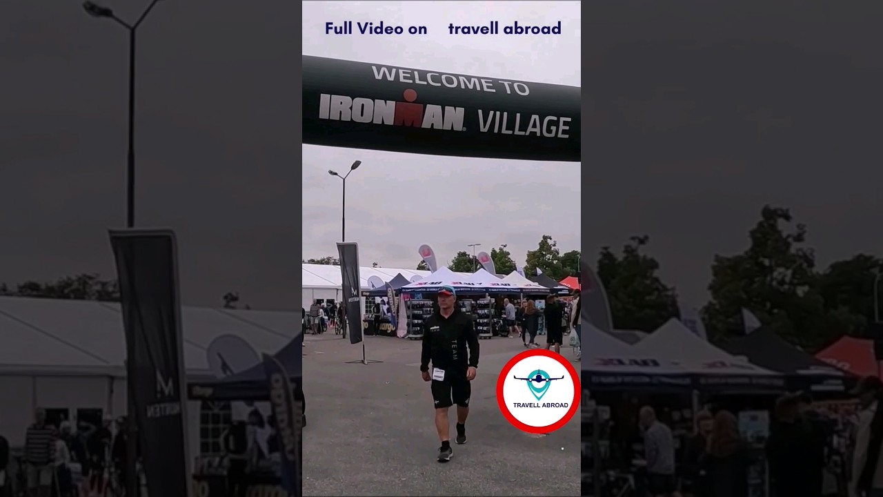 what is inside this Ironman village? #ironman2023 #ironmankalmar #ironman703 #videoonyoutube #shorts
