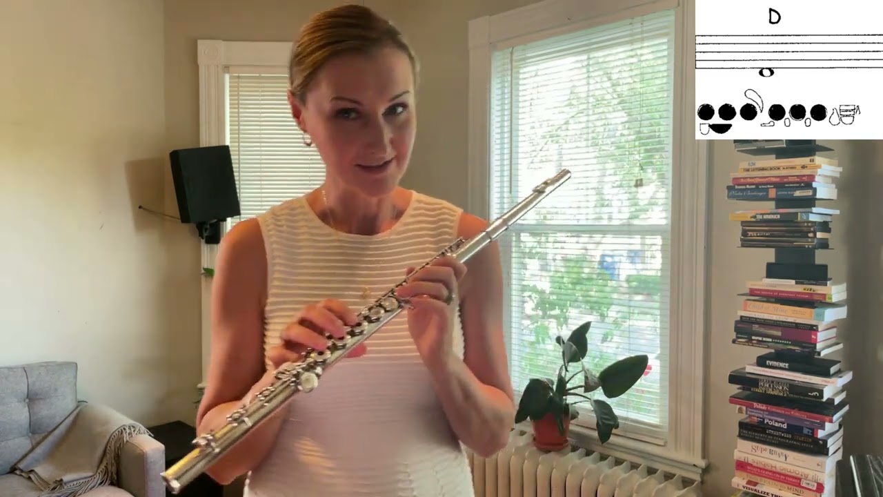 How to finger low D note on the flute