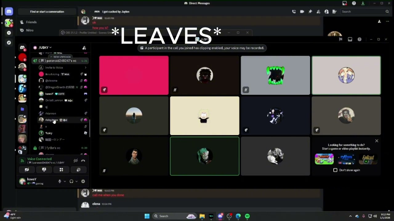 Jaylen & Kuku Trolling Yusky out the vc (Discord packing) (FUNNY ASF)