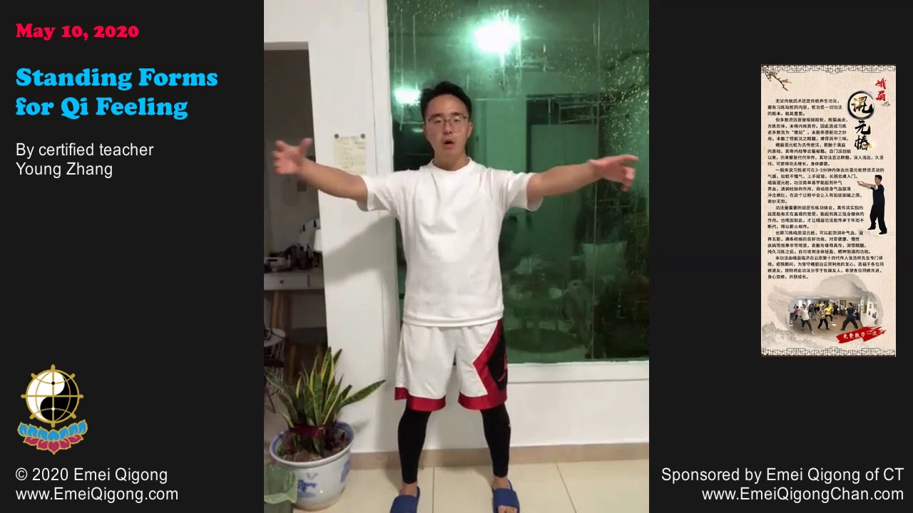 Emei Qigong - Standing Forms for Qi Feeling 2/2 - May 10, 2020