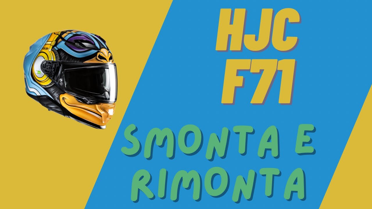 Hjc F71 come smontare gli interni 