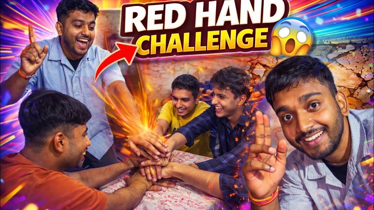 Red hand challenge 😱