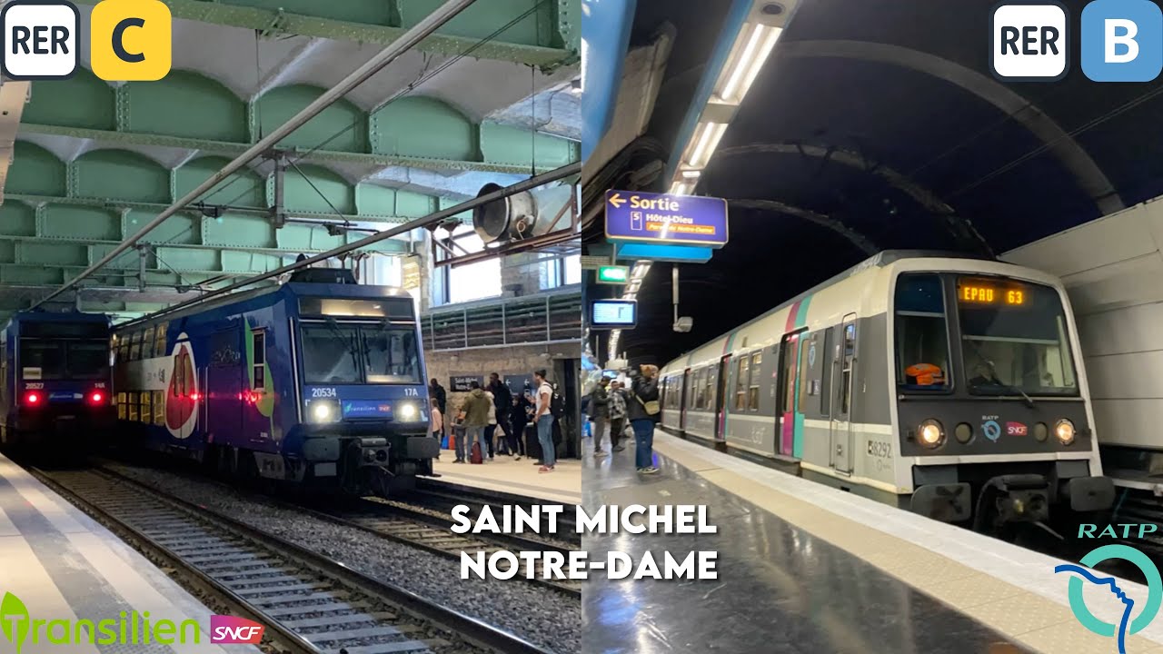 [RER B,C] Spot en gare de Saint Michel Notre dame