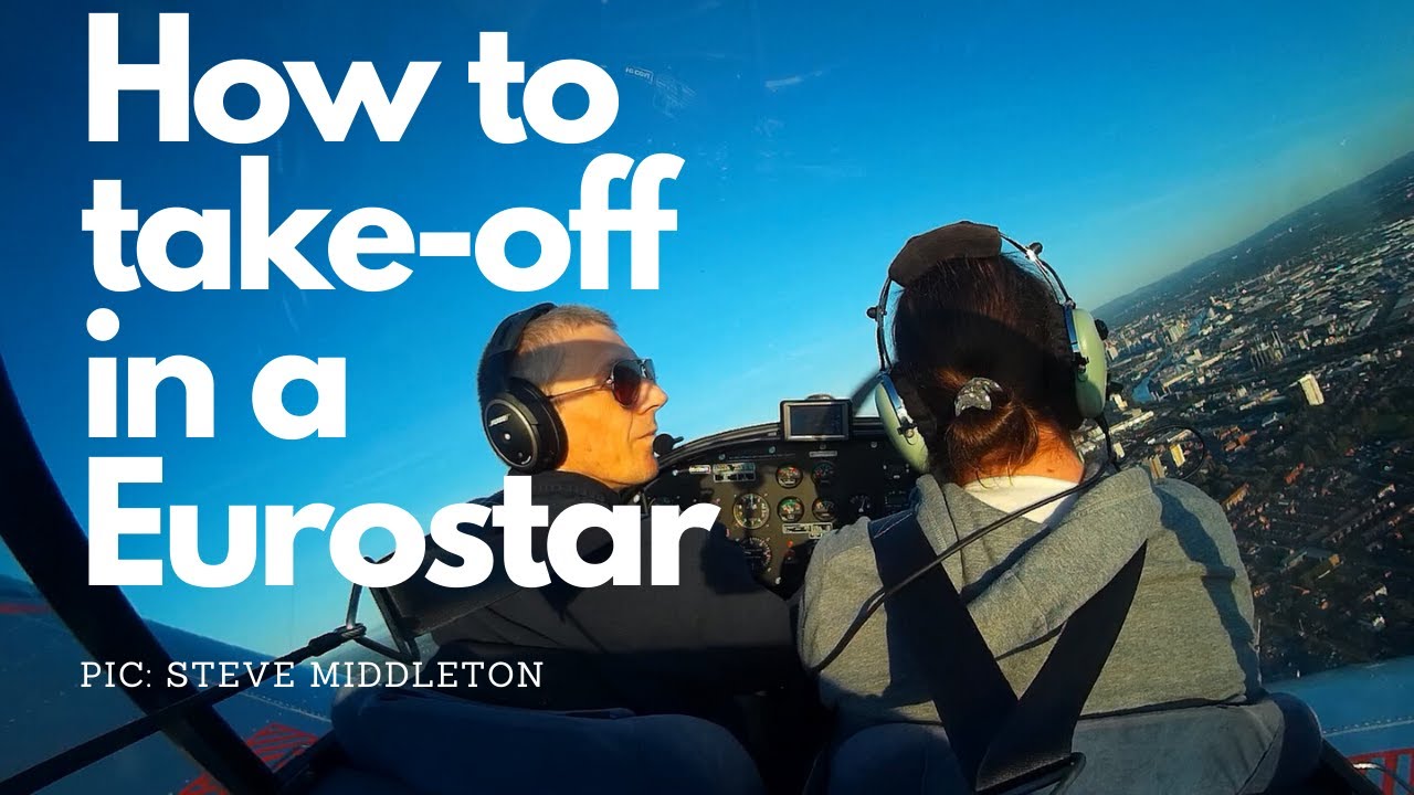 How to start up, pre flight and take off a Eurostar EV-97 Microlight #eurostar #ev97 #howtofly