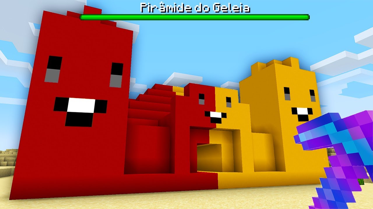 minecraft mas os YOUTUBERS são ESTRUTURAS customizadas