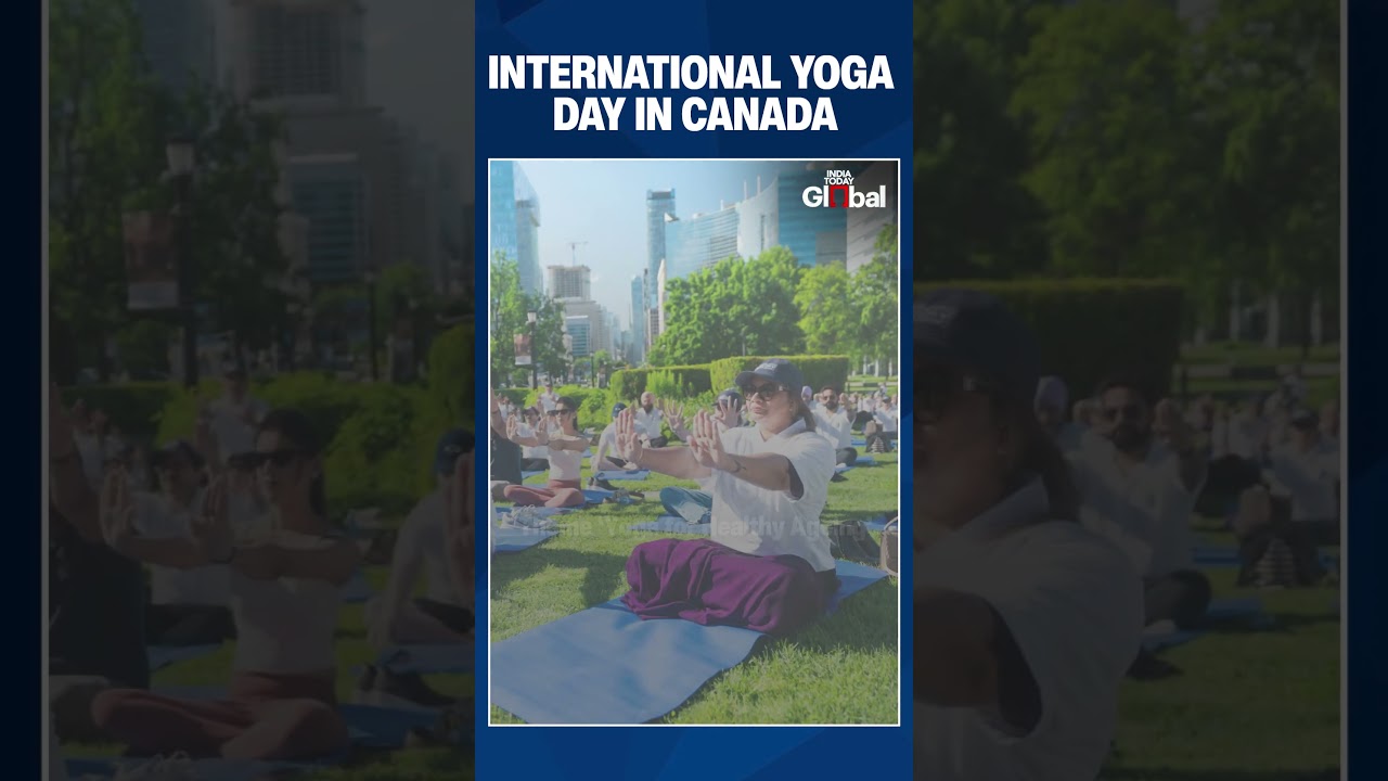 International Day of Yoga 2026 Celebrated at Ontario in Toronto with Healthy Ageing Theme |#shorts