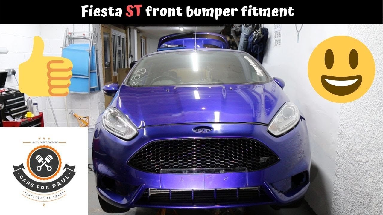 Установка переднего бампера Fiesta ST