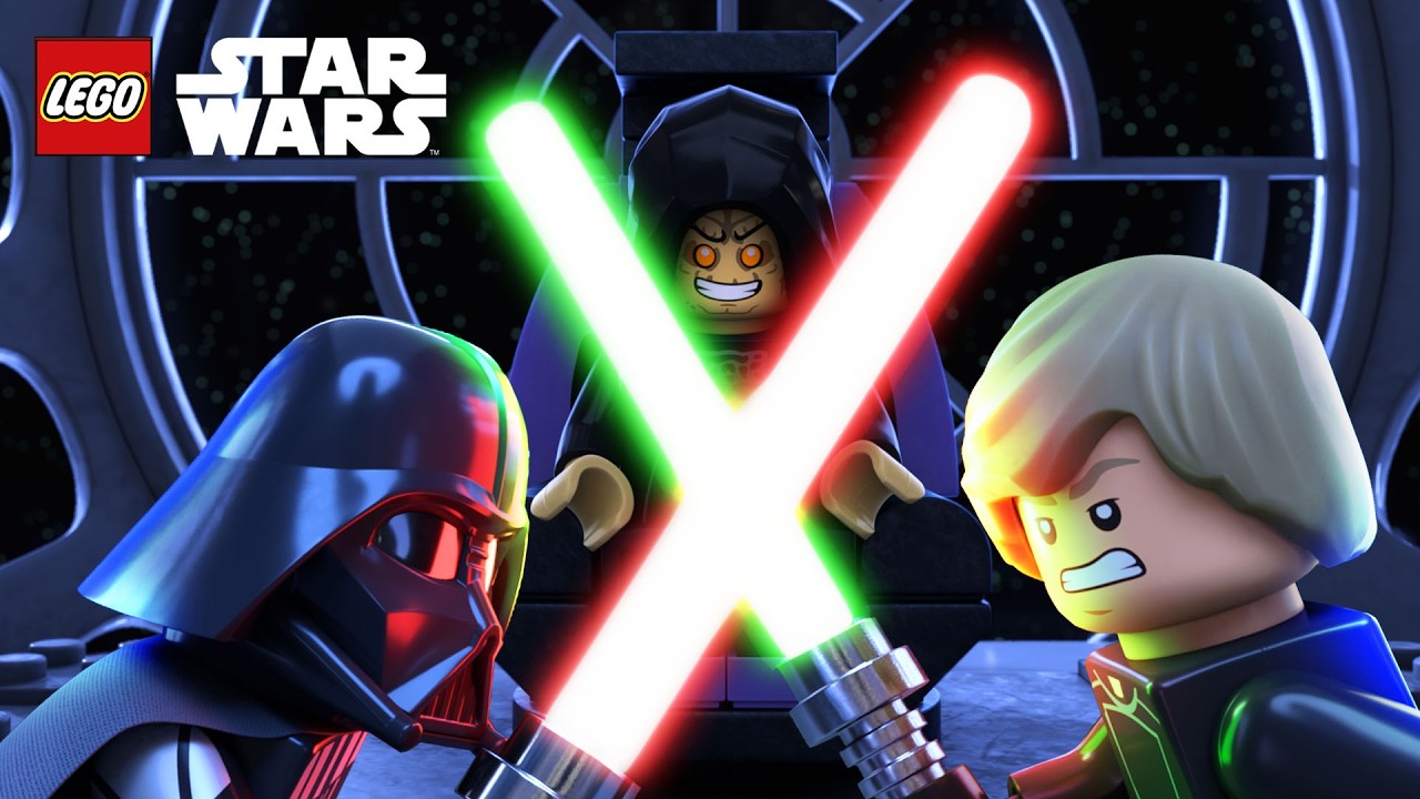 Luke vs Vader Throne Room Scuffle | LEGO® Star Wars™ SMART Play