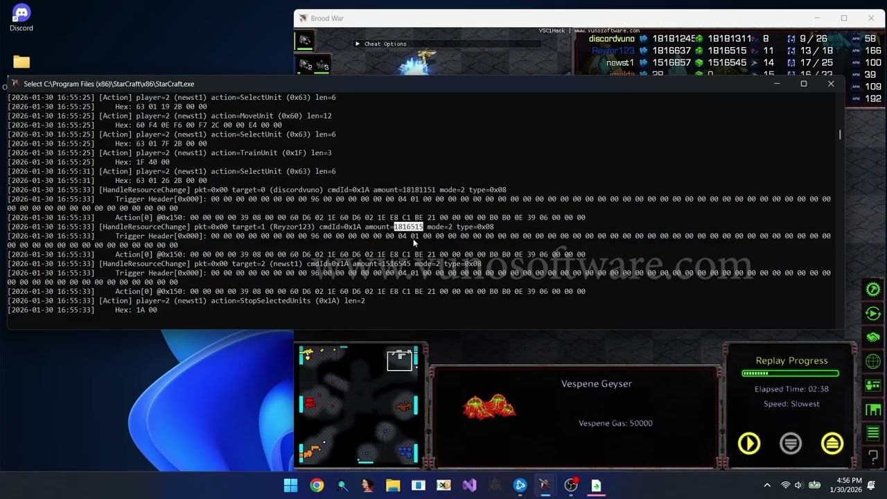 Starcraft Remastered Mineral hack Analyze