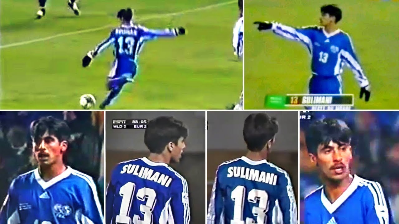 مشاركة الاسطورة حسين عبدالغني مع نجوم العالم في مارسيليا 1997