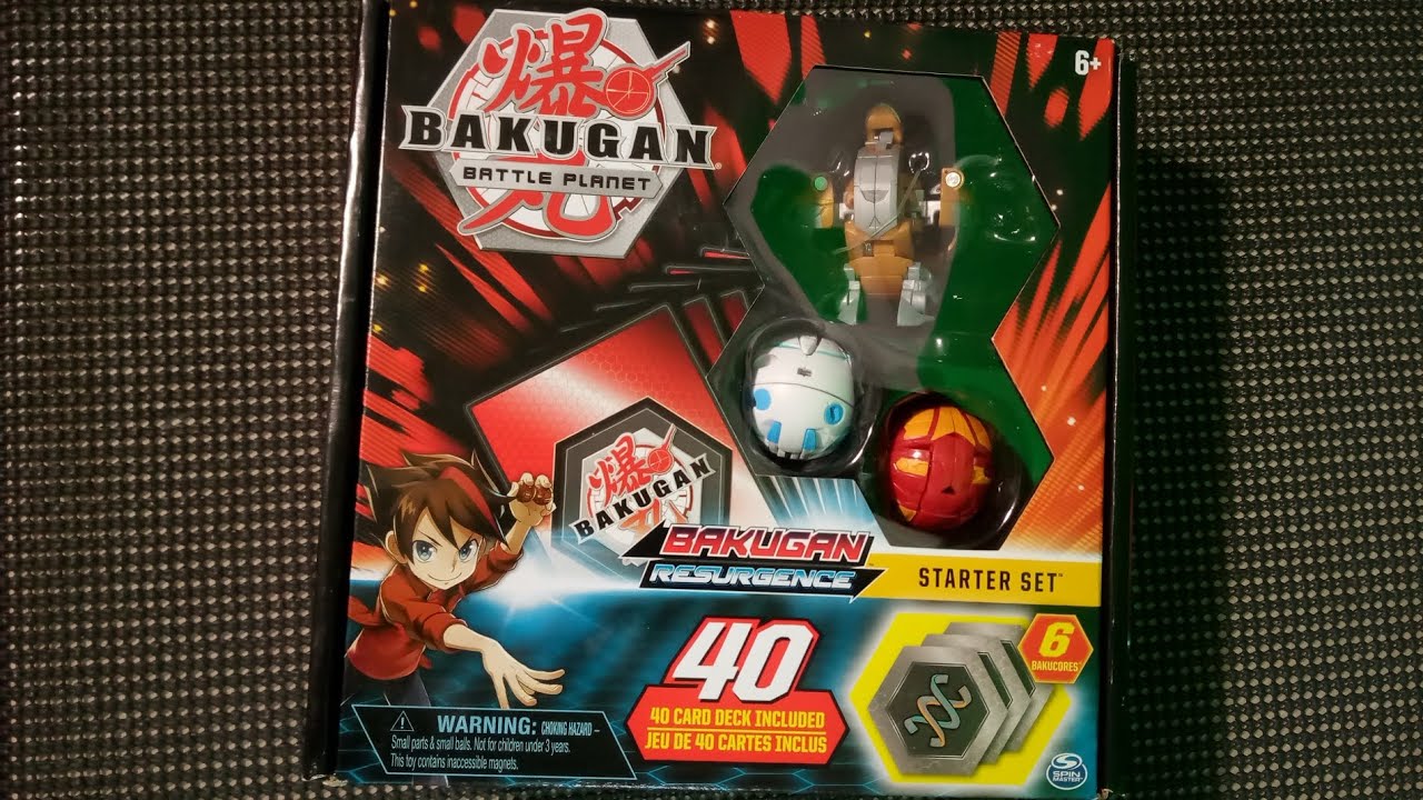 BAKUGAN RESURGENCE: Aurelus Nobilious Starter Deck Unboxing Pyrus Mantonoid + Haos Tryhno Included!!
