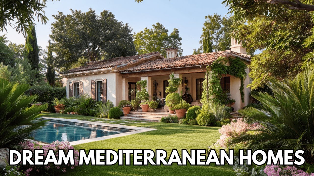 Mediterranean Dream Homes That Feel Like a Permanent Vacation