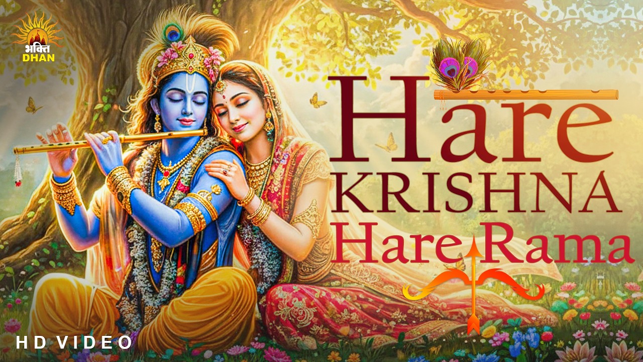 MAHA MANTRA : HARE KRISHNA HARE RAMA | Popular Krishna Bhajan | Full Song | Beautiful Krishna Bhajan