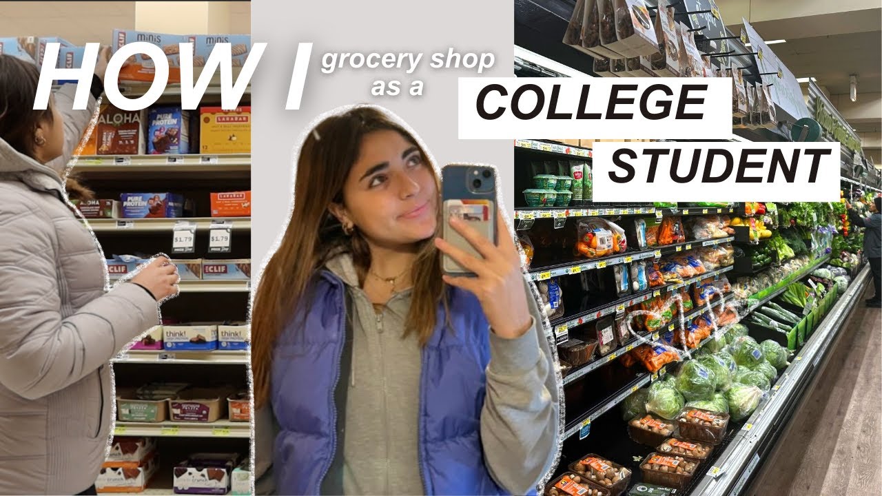 HOW I GROCERY SHOP & MEAL PREP AS A COLLEGE STUDENT | college diaries; sophomore year