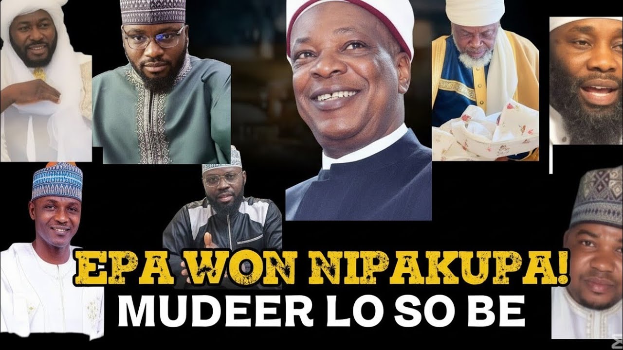 MUDEER MORKAZ NI IBI TIE BA TI BA AWON AHL Sunnah E MA PAWON! 