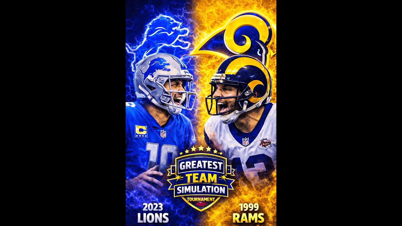 23 Lions vs 99 Rams | GOAT Tourney SIM — Goff vs Warner: Are You Riding Modern Hype or Proven Rings?