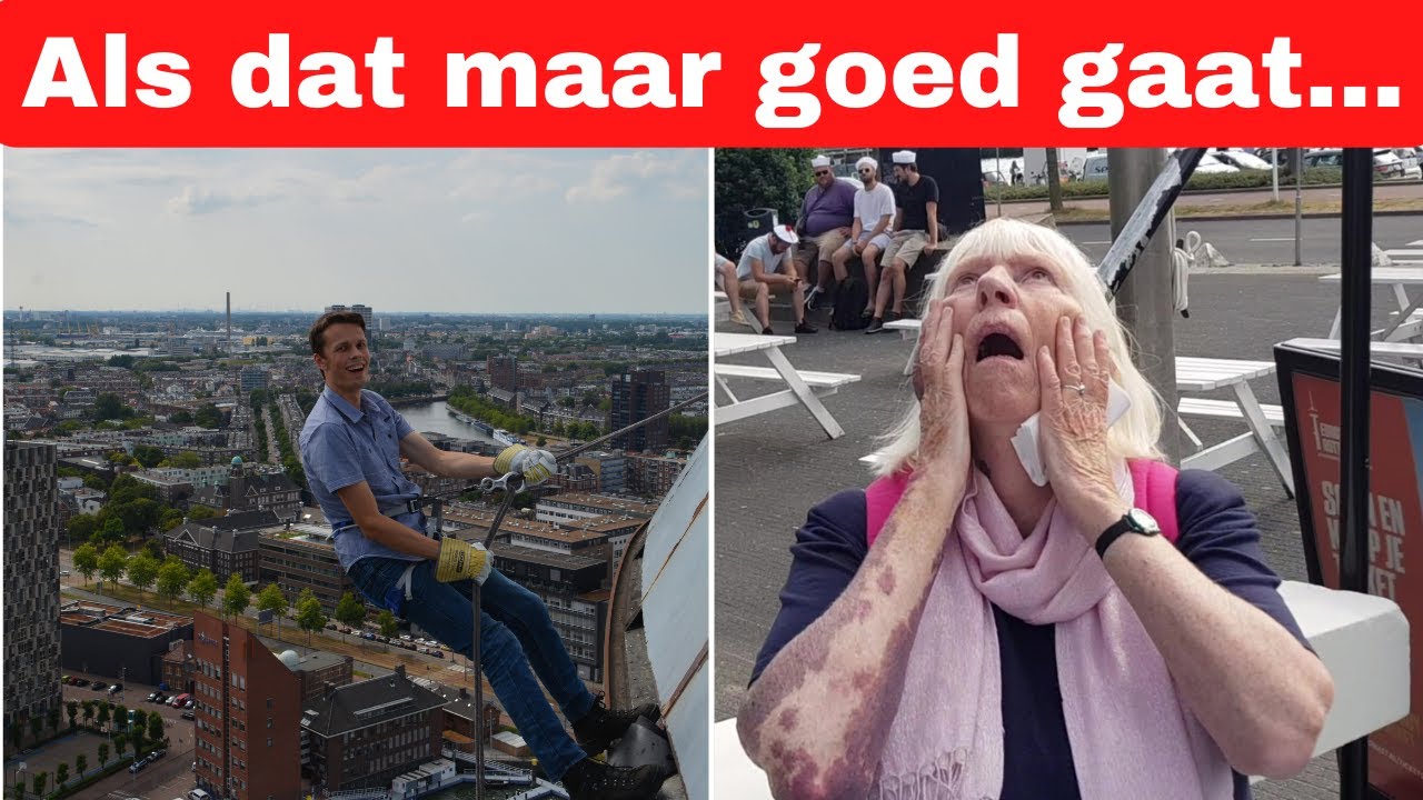 #45 ABSEILEN van de EUROMAST