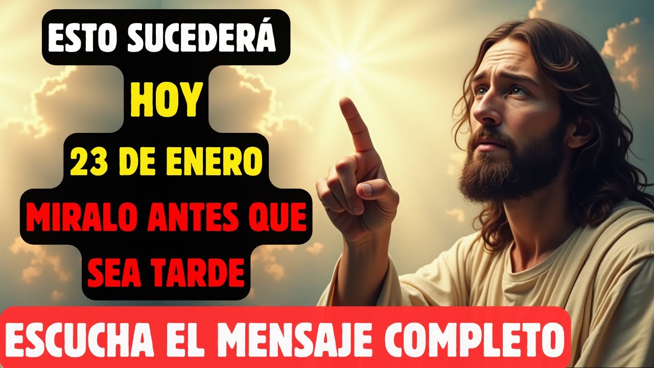 ESTO SUCEDERA HOY | Escúchalo antes que sea TARDE | Mensaje de DIOS