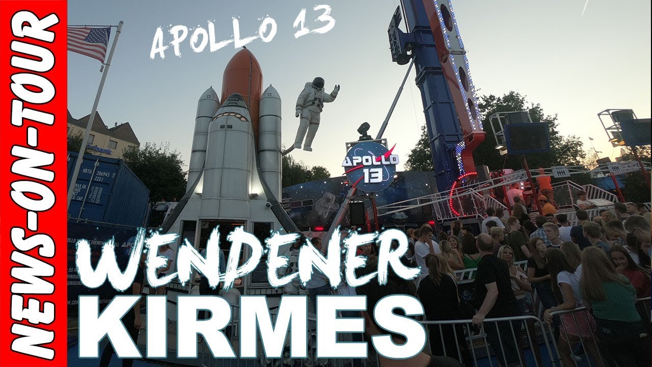 APOLLO 13 (4k) Wendener Kirmes 2018 und weitere Fahrgesch&auml;fte in Action | Wendsche K&auml;rmetze 2018