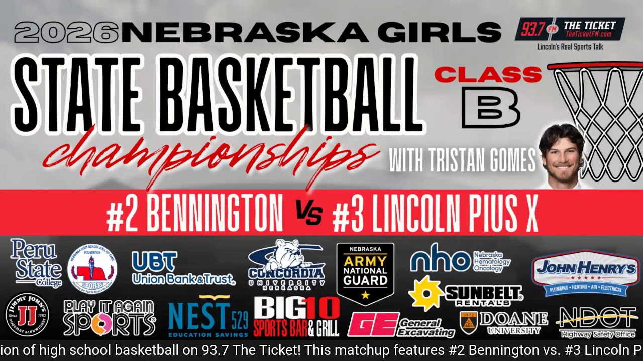 2026 Class B Girls State Basketball Tournament: #2 Bennington vs. #3 Pius X
